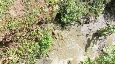 Calle Güiraldes y Sanguinetti, barrio Lima de Pilar. Tenemos problemas con las cloacas y AySA Pilar nos dio está solución hasta que terminen las obras (van dos meses). La solución es que pusieron un caño a una zanja y tiran todos los desechos cloacales al lado de mi casa, imaginen el olor y la contaminación que hay en el barrio. Ellos nos dicen que si tapan el caño nos desborda adentro de nuestras casas, entonces nosotros nos preguntamos ¿Esta es la solución, que AySA contamine un barrio? Gracias. Alejandro Carsin. .