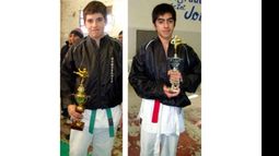 Leandro Galeano (Kata) y Marcelo Ojeda (Kumite), campeones en el Regional..
