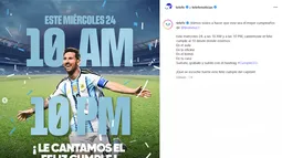 Feliz cumpleaños, capitán: la inédita propuesta para que toda la Argentina celebre a Messi Feliz cumpleaños, capitán: la inédita propuesta para que toda la Argentina celebre a Messi
