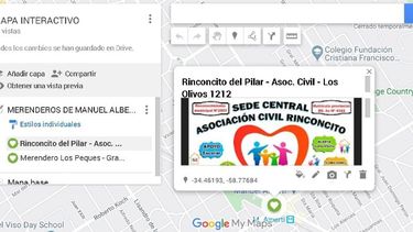 Mapa solidario para ubicar instituciones que dan alimento a quienes más lo necesitan