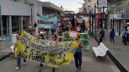 TREGUA. Los estudiantes dejarán sin efectos las medidas hasta el próximo miércoles..