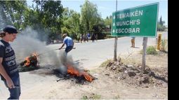 COLATERAL. Los cortes de ruta, un alto costo para el Municipio ante cada apagón..
