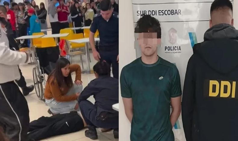 El joven detenido por la gresca en el Tortugas Open Mall (TOM).