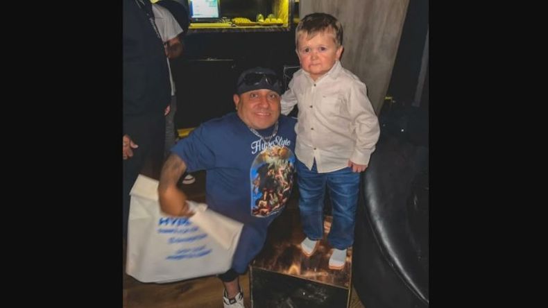 Maxi pudo conocer a Hasbulla..