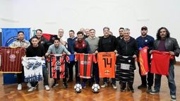 La Liga Pilarense de Fútbol se presentó en el Municipio el viernes 4 de este mes.
