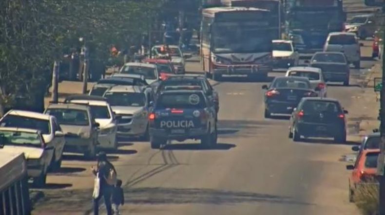 IMAGEN DE VIDEO. Momento de la detención.