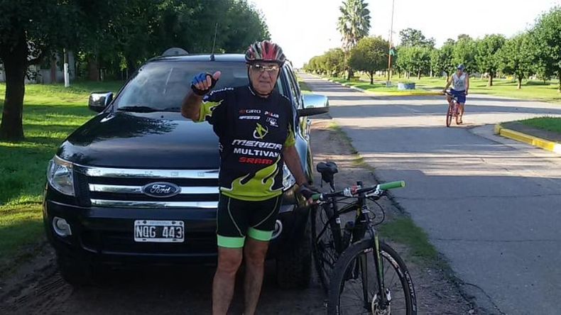 El Santa Calegaris tenía al ciclismo como máxima pasión..