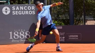 DE DERECHA. Rodríguez Taverna accedió a su primera final en un Challenger. Foto: Bairesportsarg.
