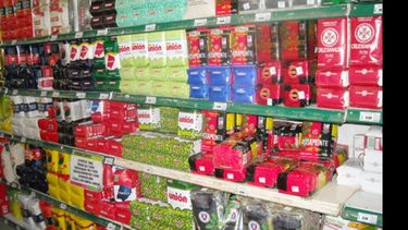 El supermercado La Economía muestra la góndola más variada..