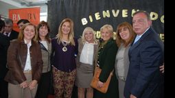 Autoridades y docentes participaron ayer de la inauguración oficial del jardín de Presidente Derqui..