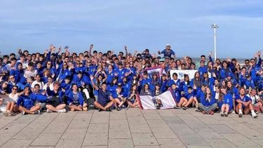 La delegación de Pilar que viajó el año pasado y compitió en Mar del Plata. La delegación de Pilar que viajó el año pasado y compitió en Mar del Plata.