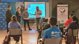 La primera charla de Deportes y Salud desarrollada en el “Rusticucci”..