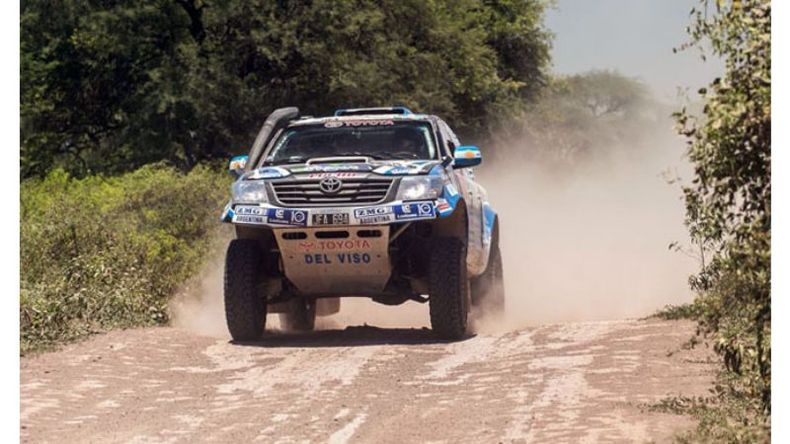A FONDO. La Toyota de Naivirt está entre los argentinos más regulares de la prueba..