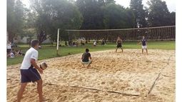 ARENA. Los chicos en plena acción, en la Ciudad Deportiva..