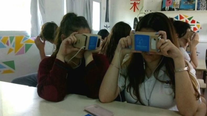 EN 360º. Los alumnos del Colegio DAILAN prueban la nueva herramienta..