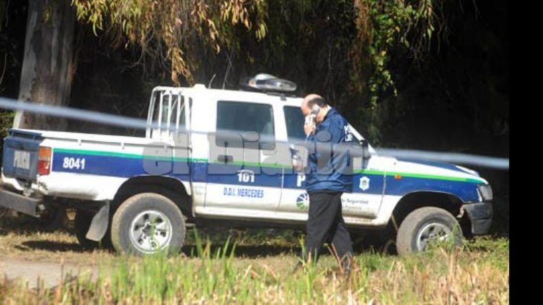 El descampado donde fueron encontrados los cuerpos..
