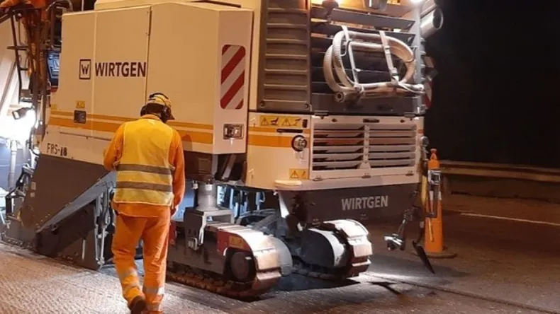 EN OBRA. La repavimentaci&oacute;n de la Panamericana demand&oacute; un a&ntilde;o de trabajo y $1.400 millones.&nbsp;&nbsp;