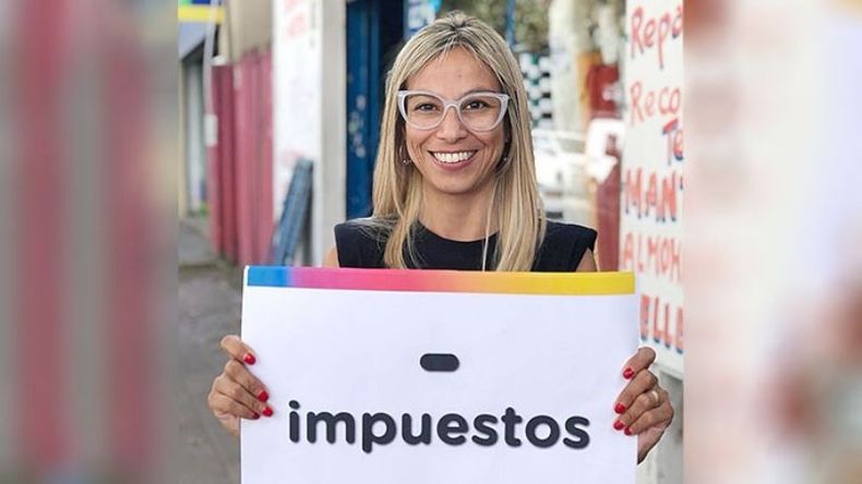 QUITA. Cáceres dialogó con comerciantes para dar a conocer el proyecto de ordenanza..