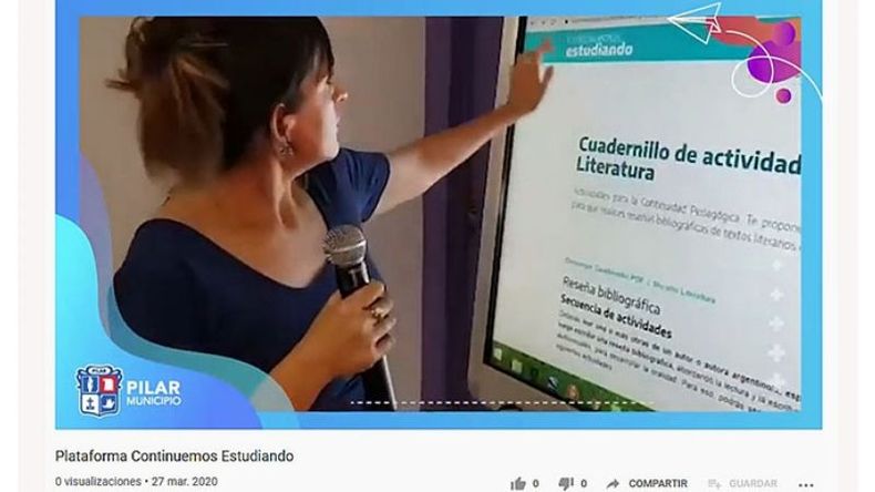 TALLARES. Varias actividades comparten contenidos en la web..