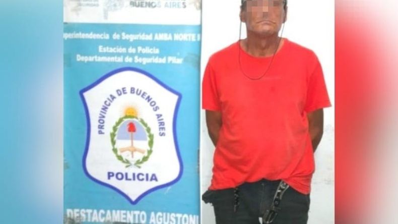El detenido está acusado por el crimen de un hombre de 35 años ocurrido en Escobar. .