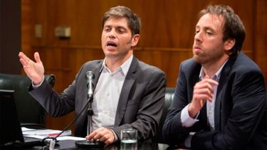 RECLAMO. Kicillof insistió en la necesidad de restituir fondos a la provincia,