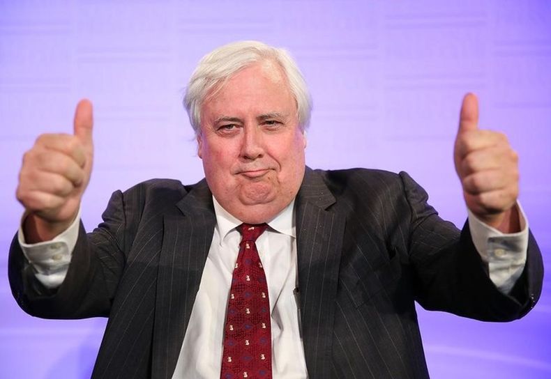 Clive Palmer, el magnate australiano que construye el Titanic II. (Clarín).