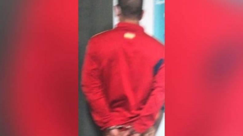 DETENIDO. Tiene 33 años y vive en Lagomarsino. .