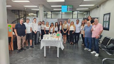 LANZAMIENTO. Se realizó esta semana en la sede junto a un grupo de vecinos.