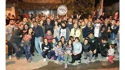 ACTO. Tras el ataque, dirigentes y militantes inauguraron el local..