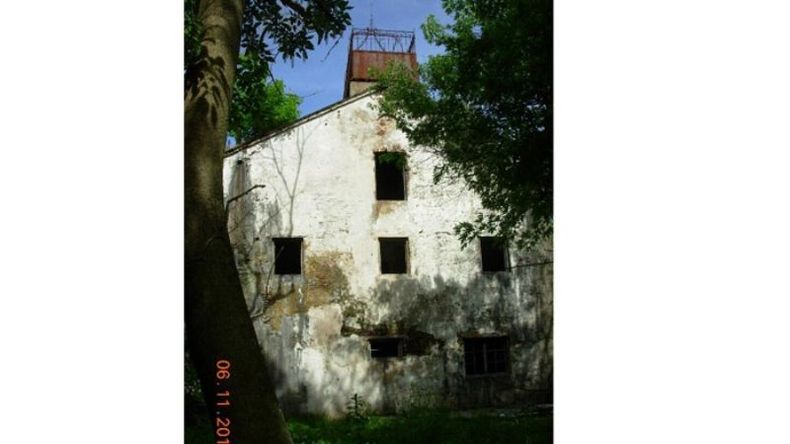 RESTOS. Fachada del molino harinero de Manzanares, considerada la primera industria del distrito.