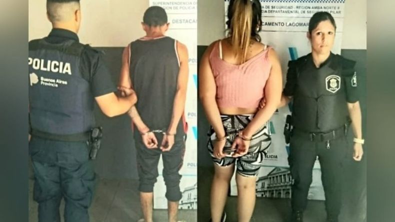 La pareja que coordinaba la usurpación fue detenida tras negarse a abandonar el lugar pacíficamente. .