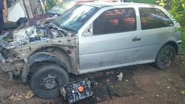 apreto el boton antipanico por error y la policia descubrio un desarmadero