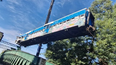 El choque de trenes se produjo sobre el puente de Figueroa Alcorta.&nbsp;