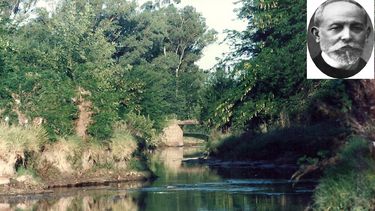 Florentino Ameghino recolectó sus primeros restos fósiles recorriendo los márgenes del río Luján. Florentino Ameghino recolectó sus primeros restos fósiles recorriendo los márgenes del río Luján.