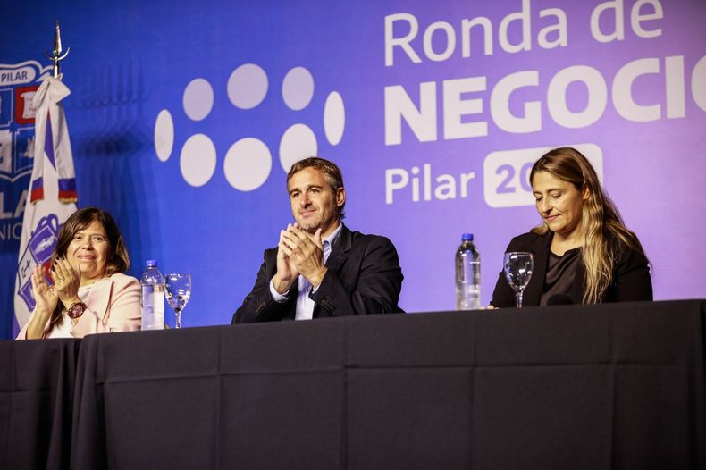 Federico Achával abrió la rueda de negocios llevada a cabo en el salón Puro Pilar.&nbsp;