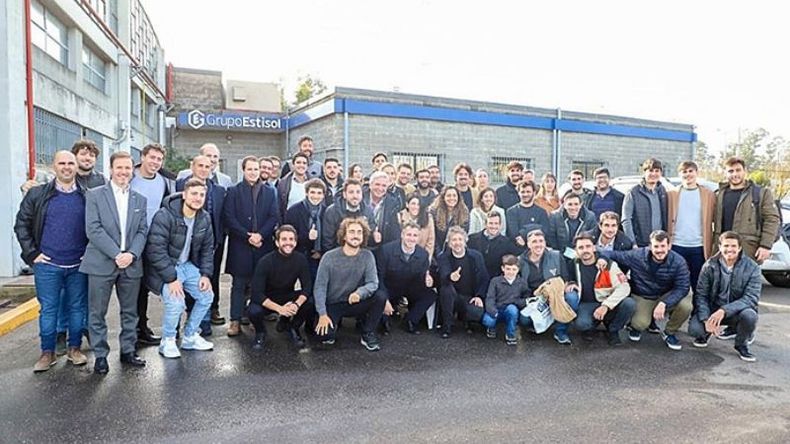 INDUSTRIA. Achával alentó a los empresarios a trabajar articuladamente con el municipio..