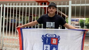 PILAR PRESENTE. Ramiro Santillán se prepara en el Cenard. &nbsp;