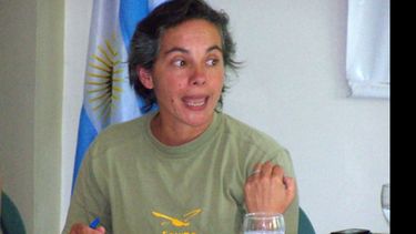 Marina Lemos, miembro de la Asociación del Patrimonio Natural de Pilar..