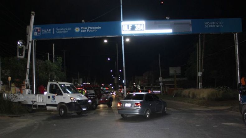 CONTROLES. Los nuevos lectores de patentes ya comenzaron a funcionar..