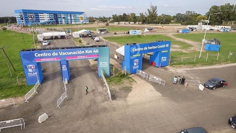 VACUNATORIO. El centro de vacunación del kilómetro 46 puede triplicar su capacidad..