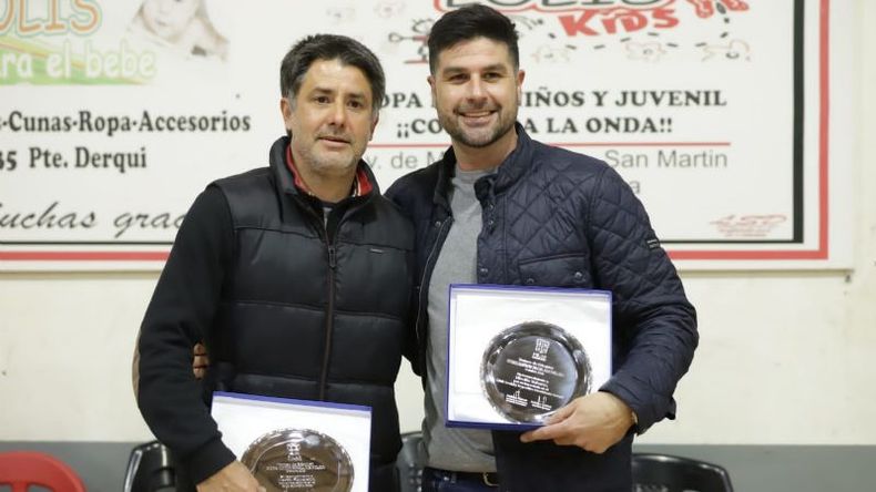 Martín Figueredo (Sportivo) y Nicolás Tabarez (Derqui), distinguidos por sus clubes..