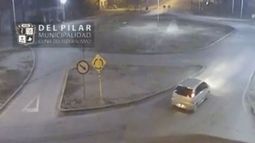 CAPTADO. López en la rotonda de Zeballos y ruta 28..