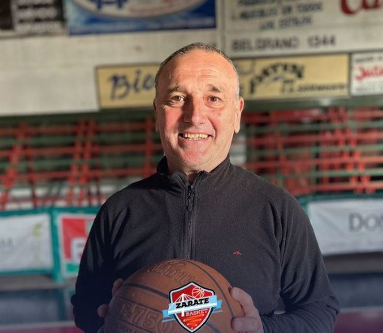Marcelo Asturiano será asistente principal de Zárate Basket en la Liga Nacional 2024-25.