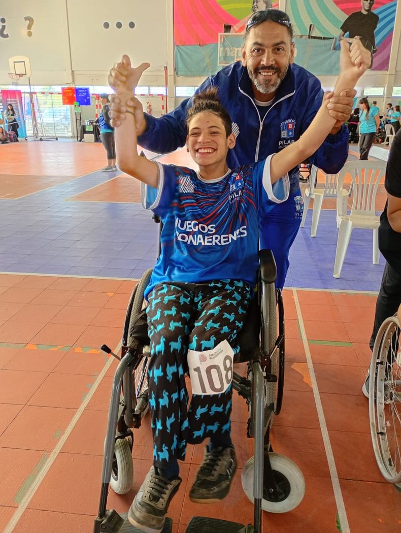 BRONCE. Benjamín Alegre se quedó con el tercer puesto en Boccia.