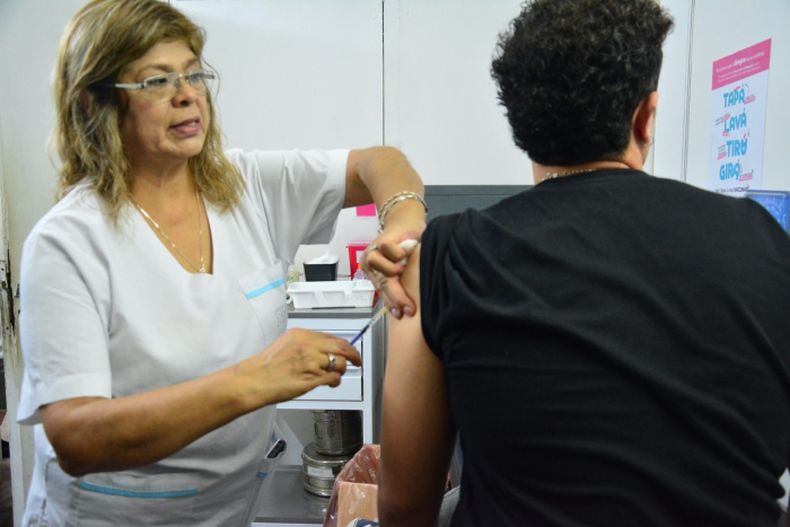 PINCHAZO. La campaña está destinada a personas de entre 15 y 59 años.