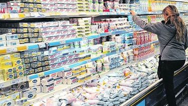 PARA ARRIBA. Los productos lácteos fueron los que más aumentaron.