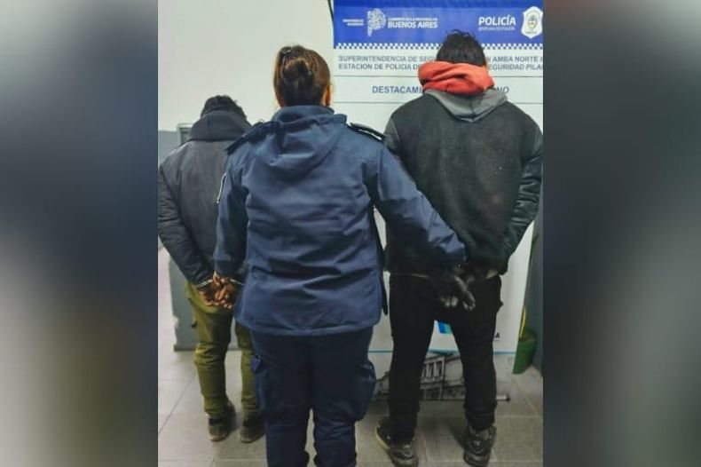 Los detenidos son vecinos de Lagomarsino.
