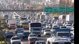 Los mayores problemas se dieron a la altura de la ruta 202..