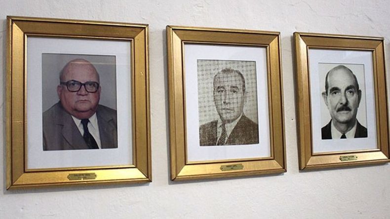 INTENDENTES. Volvieron los cuadros de los ex alcaldes de Pilar..