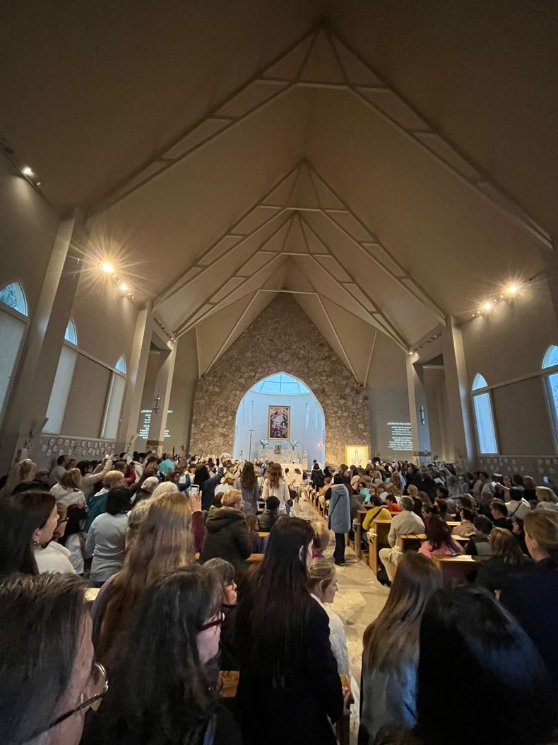 Más de 1.000 personas celebraron los 26 años de la advocación Nuestra Señora del Cielo.&nbsp;